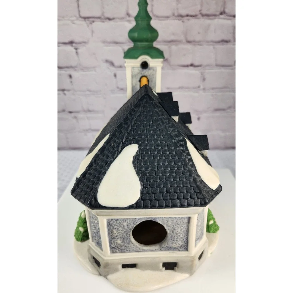 Department 56 Alpine Village Series St. Nikolaus Kirche Church With Box